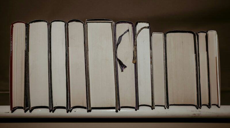 blog - grzbiety książek